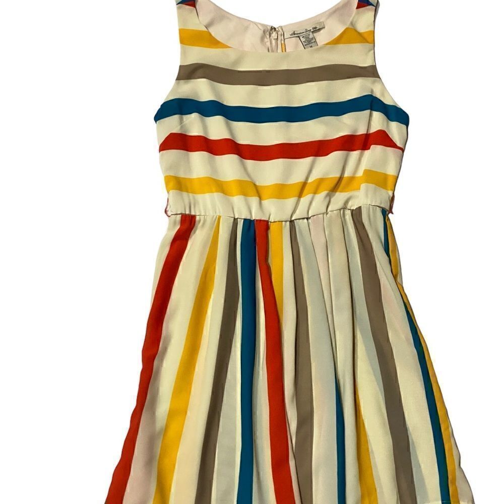 American Rag Multicolor Sleeveless Stripe Sundress - Picture 4 of 10